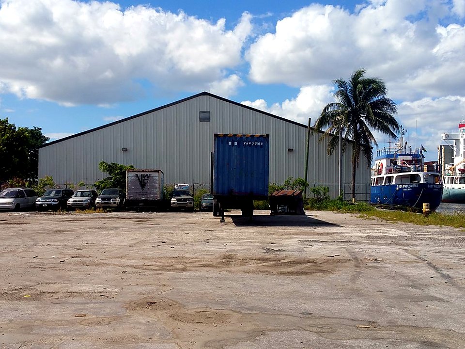 The GIA yard and dock on the Miami River